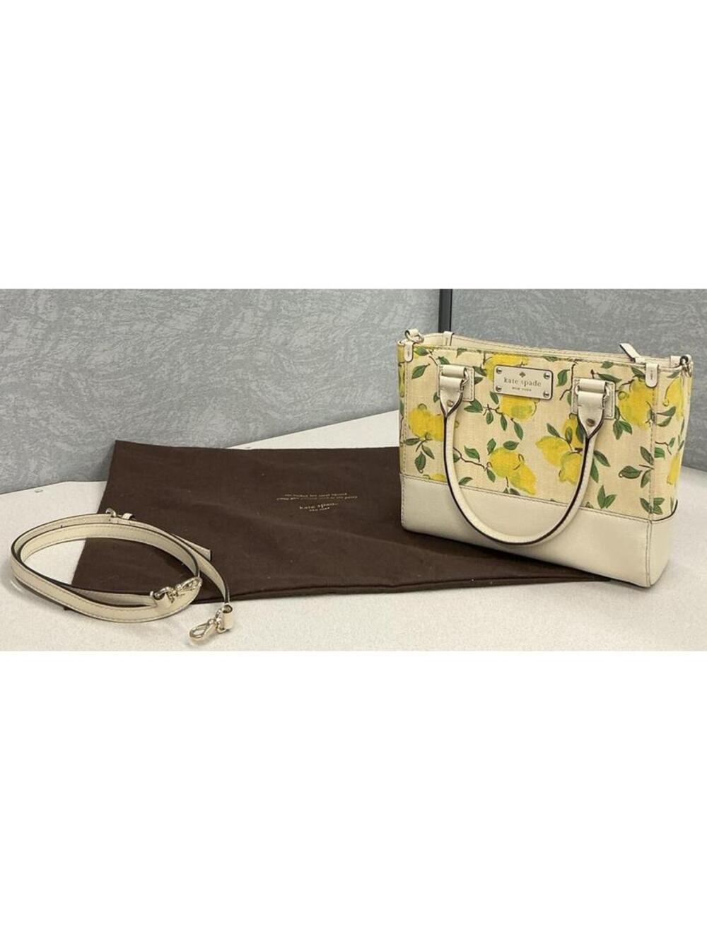 Kate Spade New York Limoncello lemon print satchel